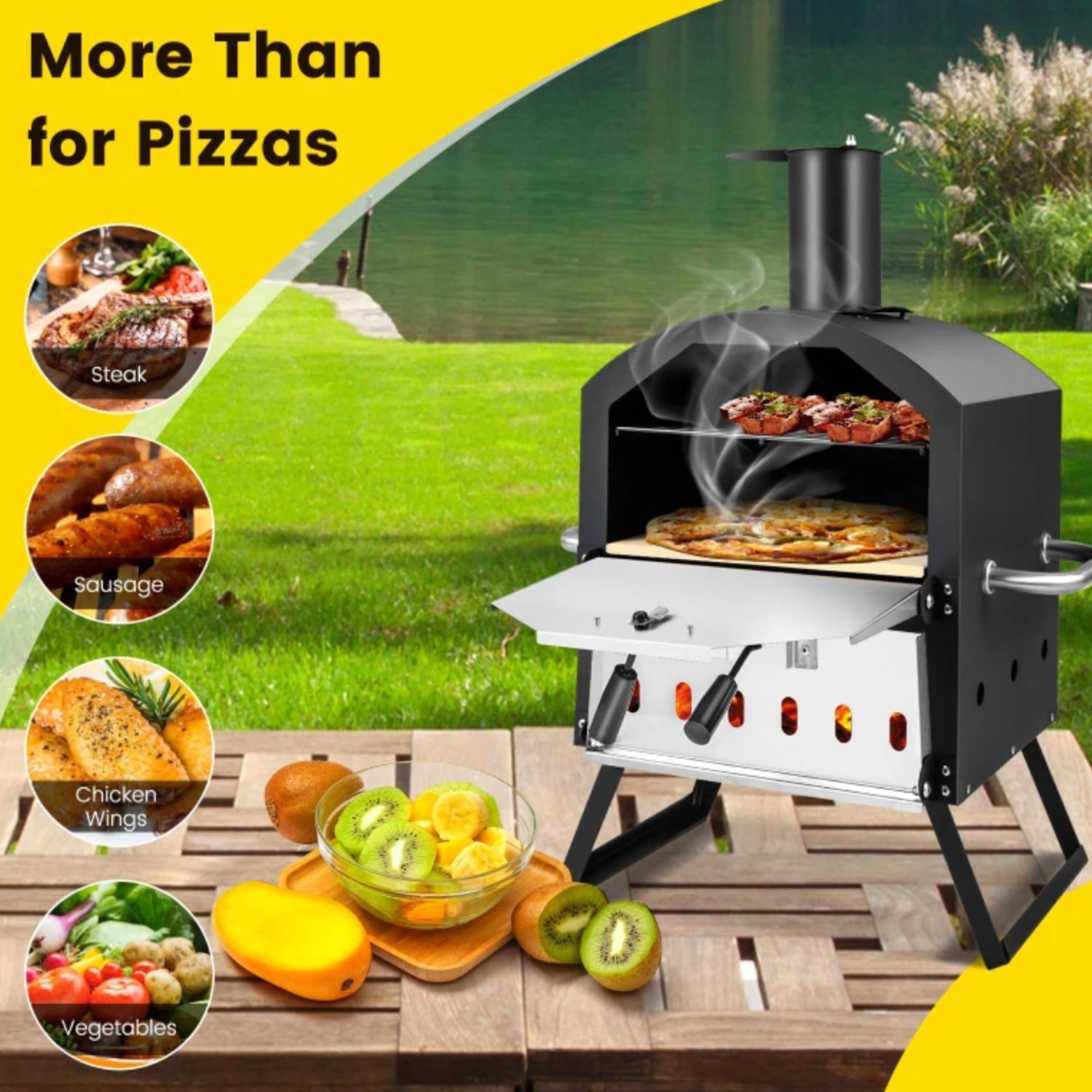 2 Layer Wood Fired Pizza Oven: image 2