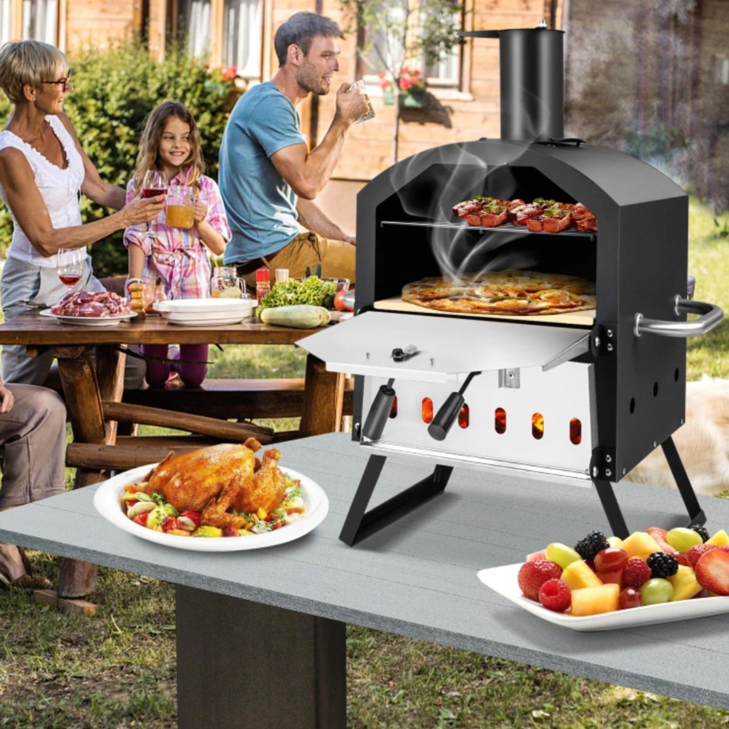 2 Layer Wood Fired Pizza Oven: image 3