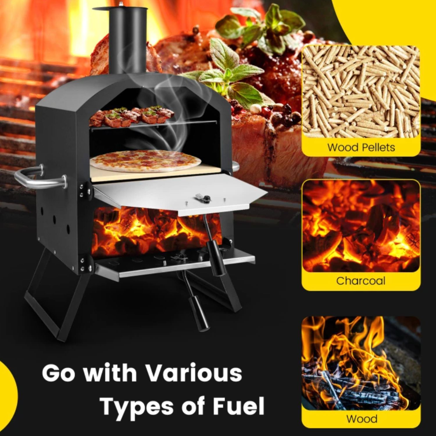 2 Layer Wood Fired Pizza Oven: image 4
