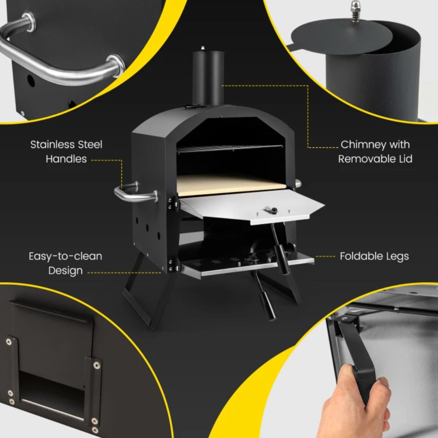 2 Layer Wood Fired Pizza Oven: image 6